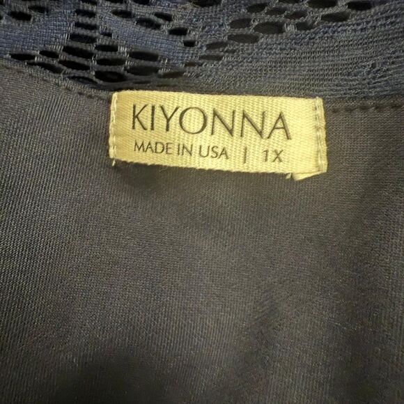 KIYONNA Women's Plus Size Screen Siren Lace Evening Gown, NWT! 1X - Picture 6 of 10